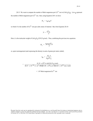 solution for Materials Science and Engineering 7th edition by William D. Callister Jr