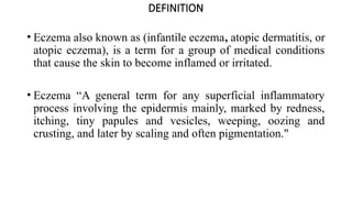 Atopic Definition ECZEMA Prudent1234567890healthissues123456 | PPTX