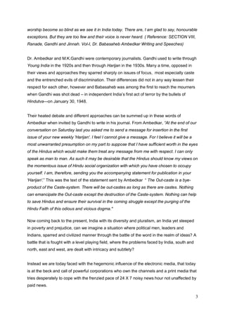 3
worship become so blind as we see it in India today. There are, I am glad to say, honourable
exceptions. But they are to...