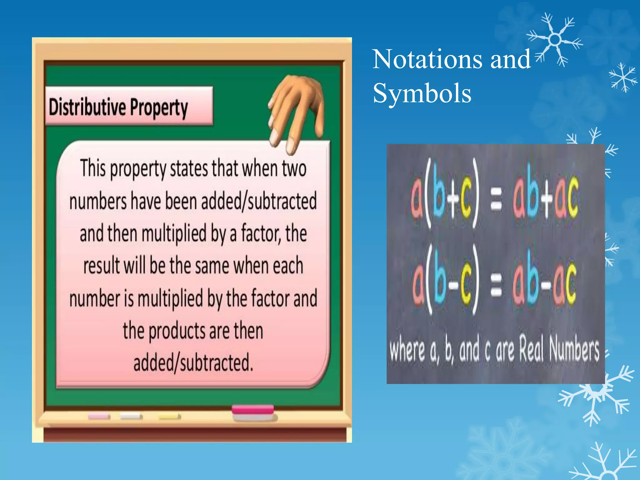 Notations and
Symbols