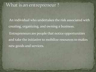 characteristics of successful entrepreneurs | PPTX