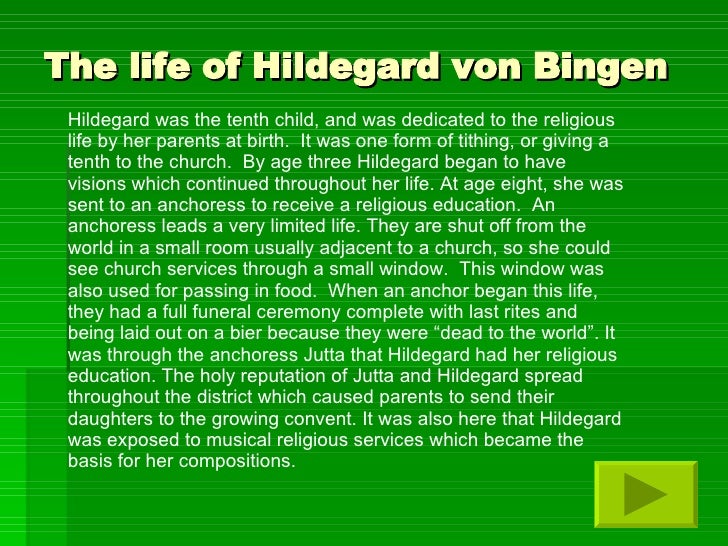 Ed 205 Hildegard Von Bingen (Power Point)