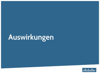 Auswirkungen
 