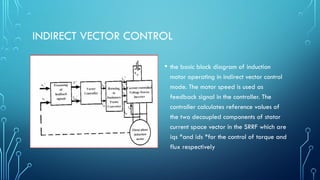 Advanced Vector Control Techniques for Induction Motor Drives | PPTX
