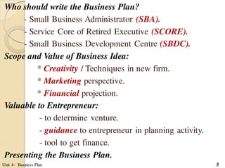 Entrepreneurship development - Business Plan | PDF