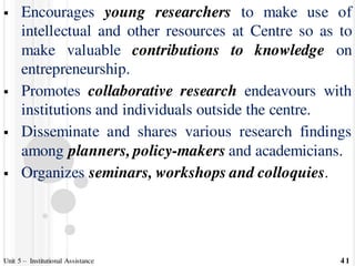  Encourages young researchers to make use of
intellectual and other resources at Centre so as to
make valuable contributi...