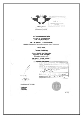 Mervyn_CV certificates