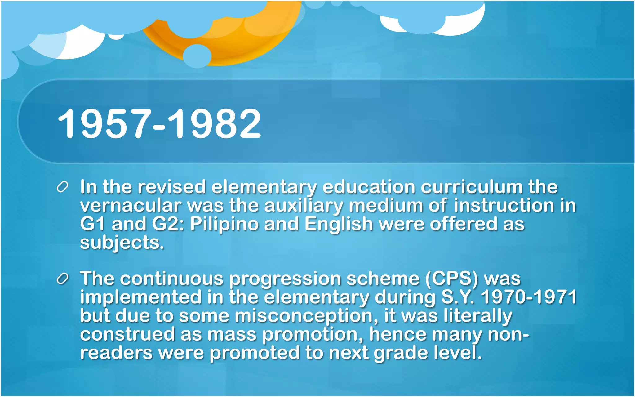 Journey in the Basic Education Curricular reforms | PDF