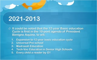 Journey in the Basic Education Curricular reforms | PDF