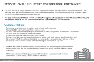 Role Of Agencies assisting Entrepreneurship | PDF