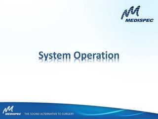 System Operation
 