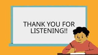 THANK YOU FOR
LISTENING!!
 