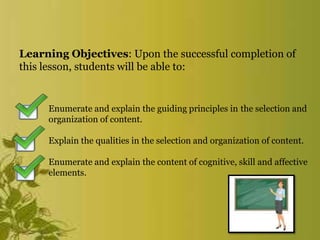 Learning Objectives: Upon the successful completion of
this lesson, students will be able to:
Enumerate and explain the gu...