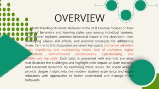 ED 113 PPT 1-6 Behavior &Management.pptx