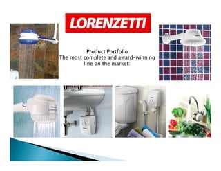 Product PortfolioProduct PortfolioProduct PortfolioProduct Portfolio
The most complete and award-winning
line on the market:
 