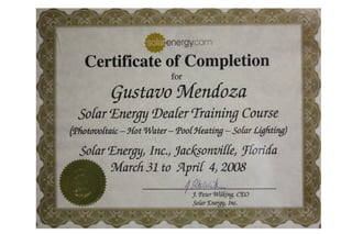 SEI Certification 2008