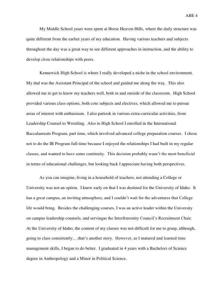 i love my college essay