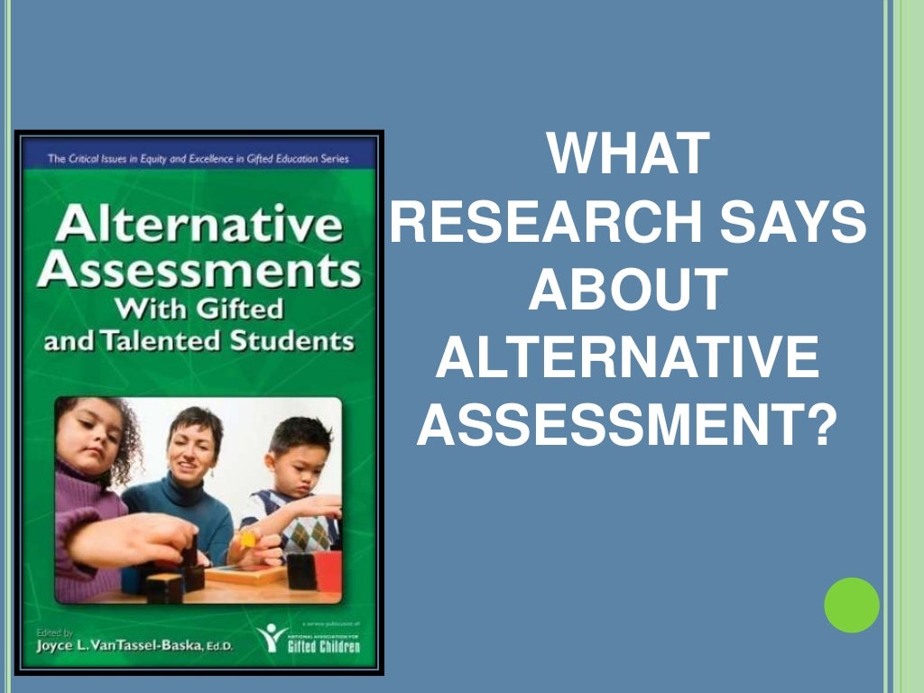 Alternative Assessment