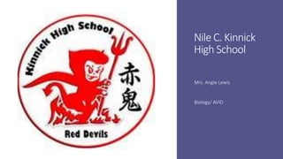 Nile C. Kinnick
High School
Mrs. Angie Lewis
Biology/ AVID
 
