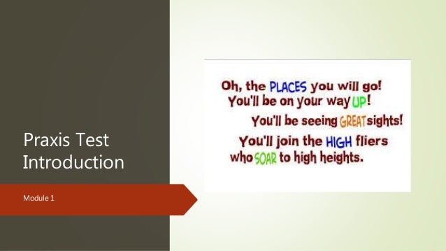 Ed292 Introduction To The Praxis Test