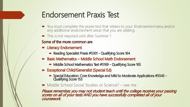 Ed292 Introduction To The Praxis Test
