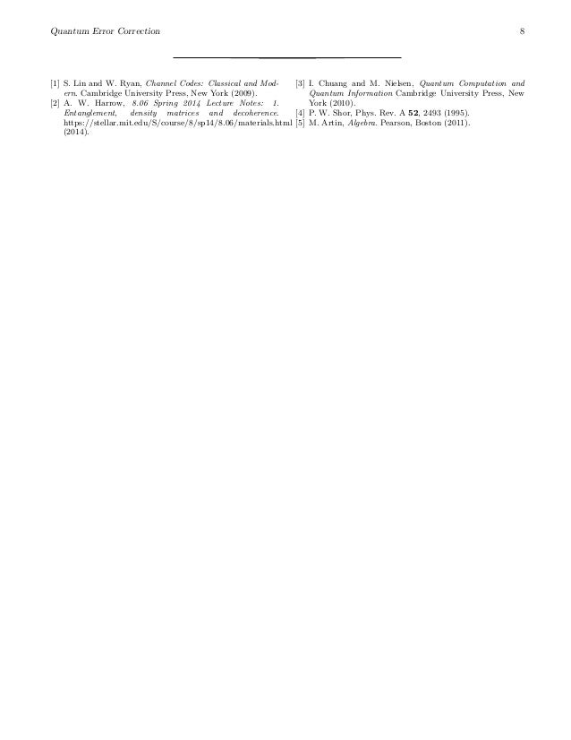 quantum error correction pdf quantum error correction pdf