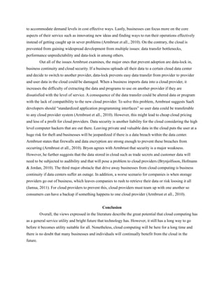 Cloud computing essay | PDF