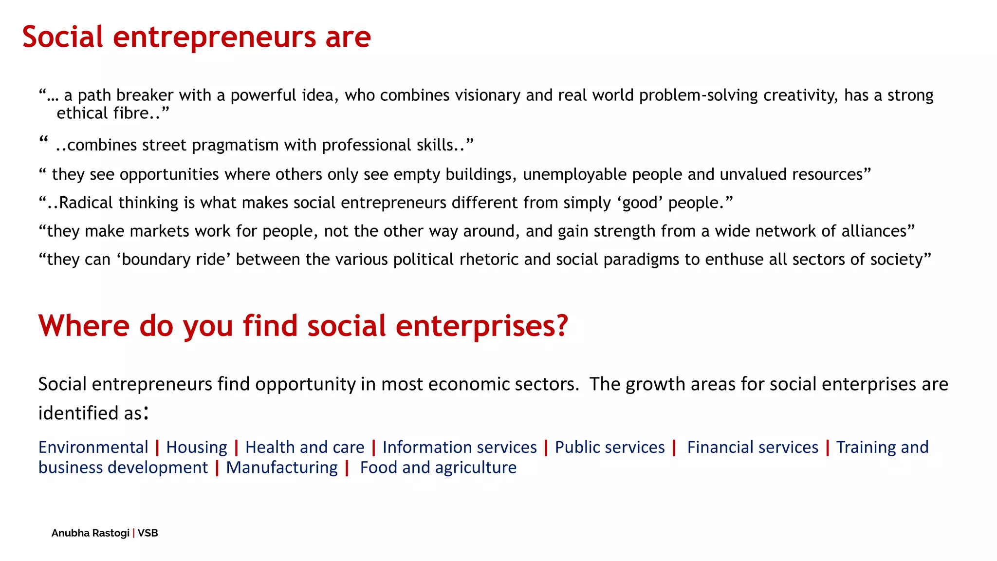 Social Entrepreneurship in India | PDF