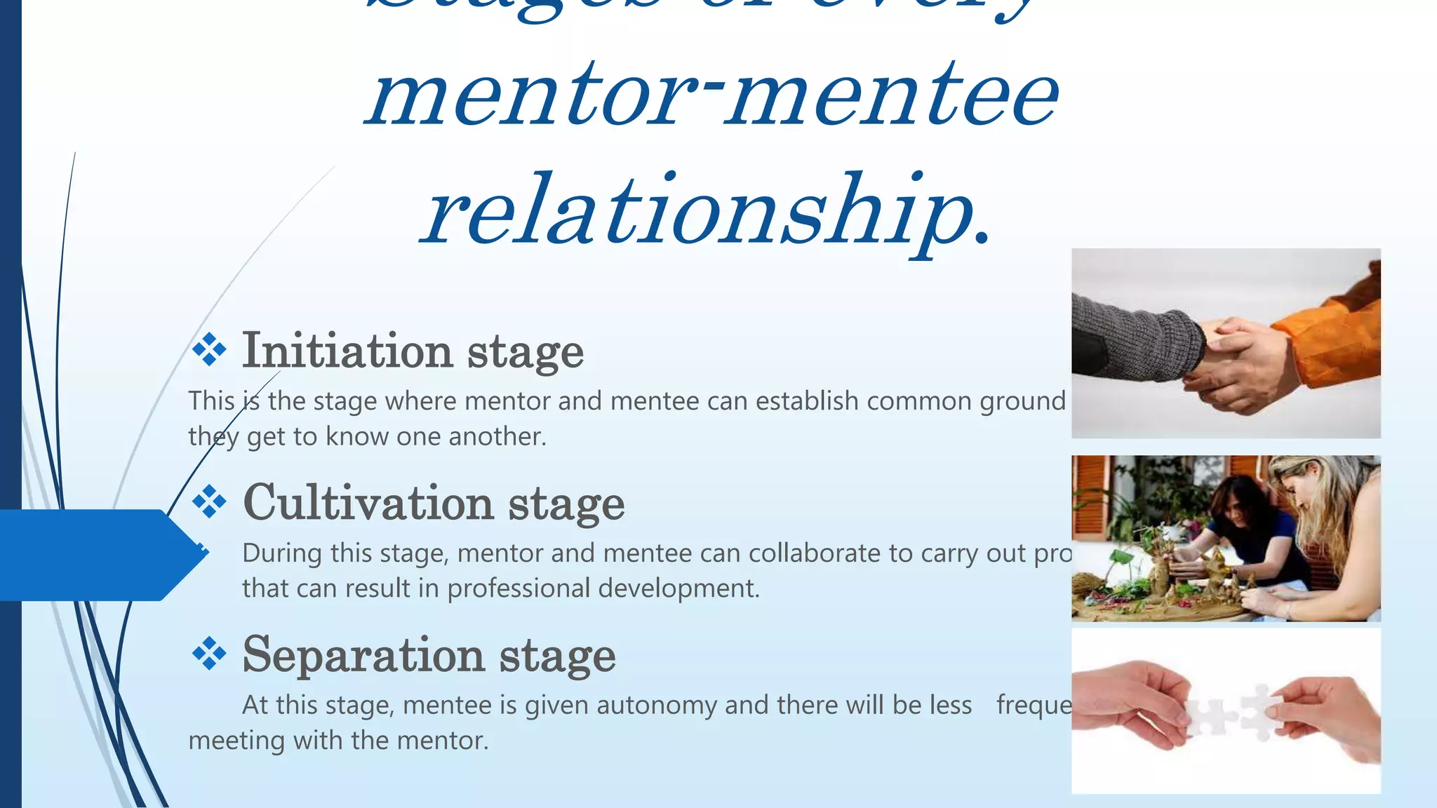 Mentor-and-mentee-relationship-ppt | PPTX | Career Planning | Careers