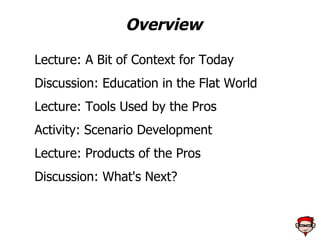 Overview Lecture: A Bit of Context for Today 