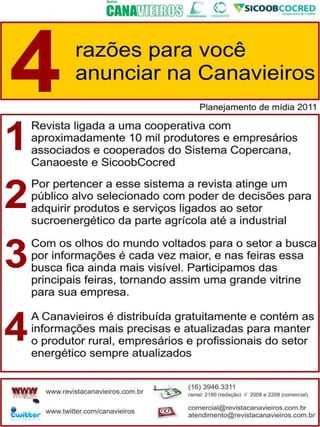 Revista Canavieiros - Abril de 2009 25
25
25
25
25
 
