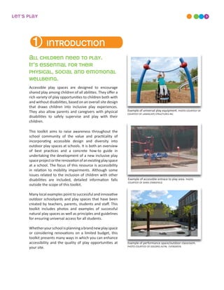 A Guide to Creating Accessible Play Spaces for Schools | PDF