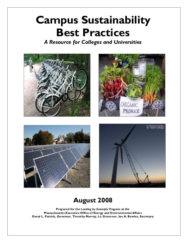Campus Sustainability Best Practices