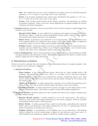 Removing Tangent Information In Design Reference: Ed4153 Computer Application In Design Unit 1 5 Pdf