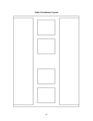 67
Solar Greenhouse Layout
 
