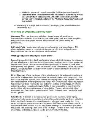 Let’s Start a School Garden | PDF