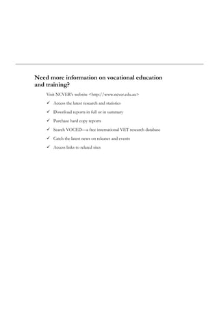 Vocational education and training | PDF