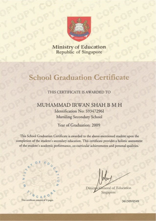 school graduation certificate school graduation certificate