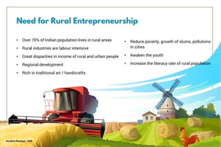 Rural Entrepreneurship In India | PDF