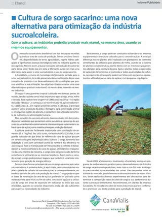 Informe Publicitário

31

Revista Canavieiros - Setembro de 2010

 