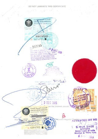 MASTER DEGREE ATTESTED | PDF
