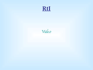 RtI Video 