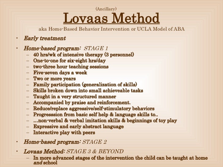 O. Ivar Lovaas Model of ABA: What is it?