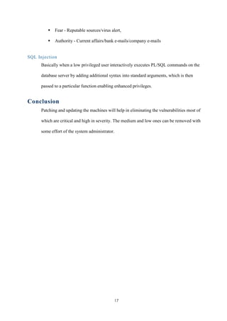 Vulnerability Assessment Report | PDF