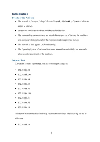 Vulnerability Assessment Report | PDF