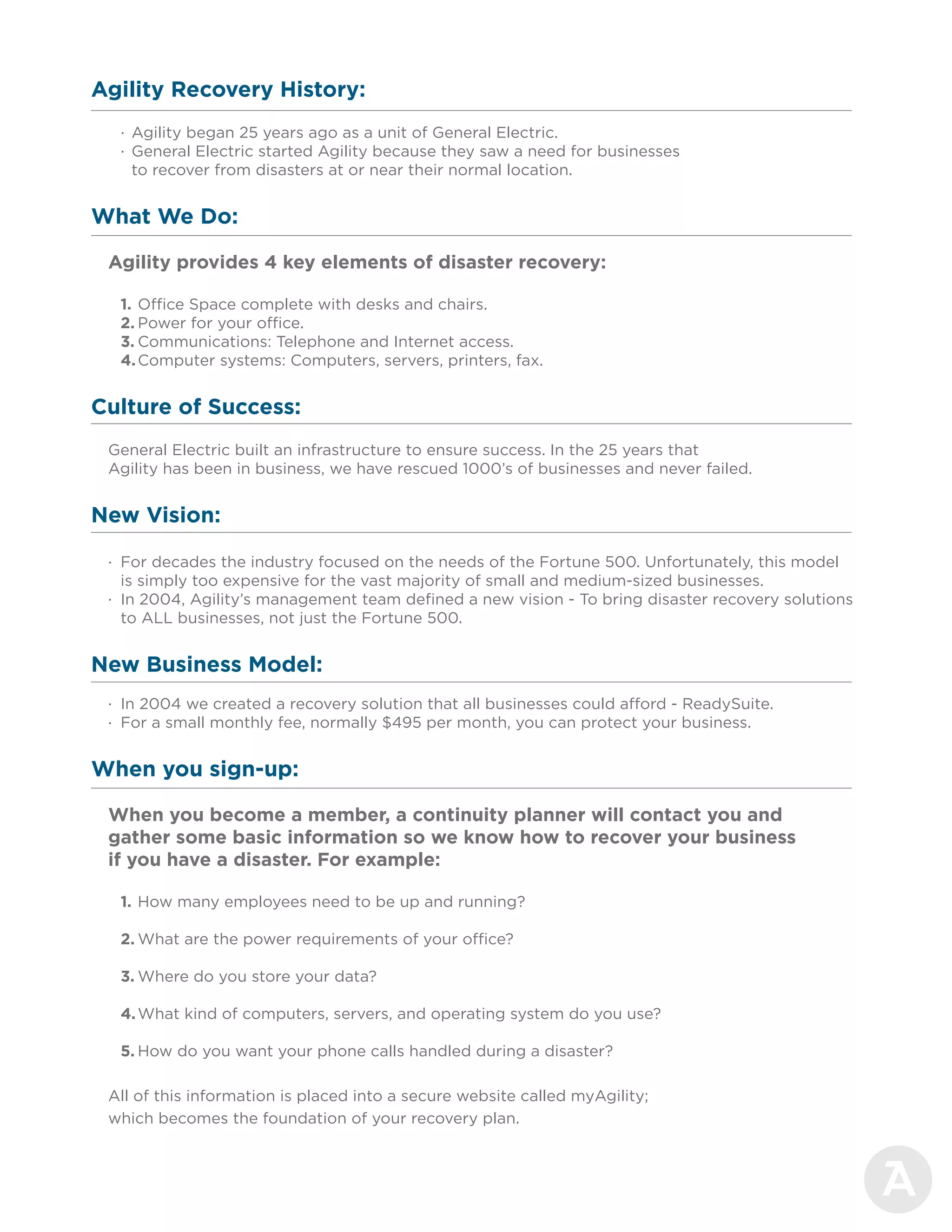 Agility Quick Notes | PDF