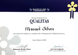 Manuel_Silva_Diploma de Qualitas