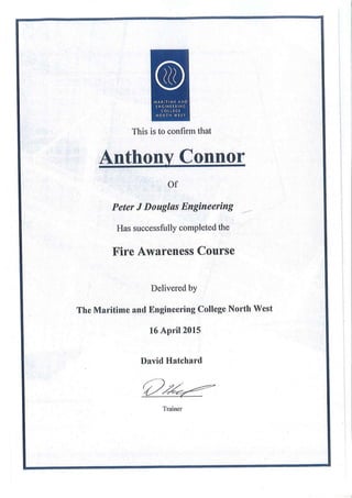 Fire Awareness Course