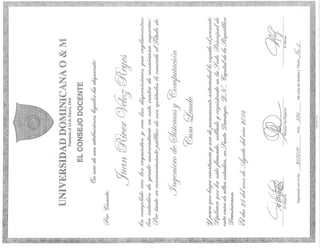 Certificate of College