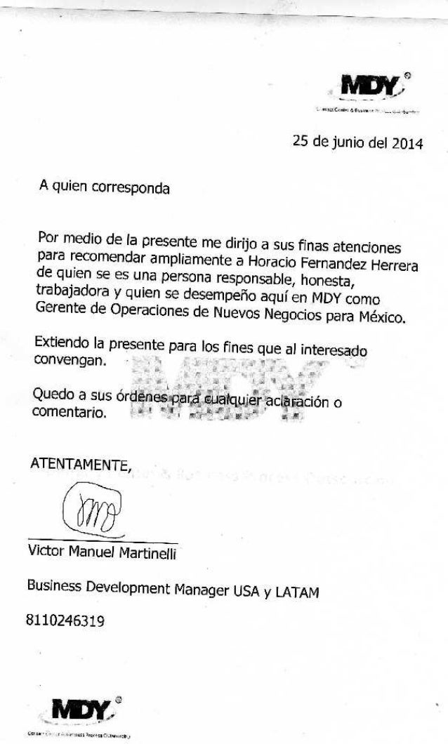Carta De Presentacion Laboral Para Niñera